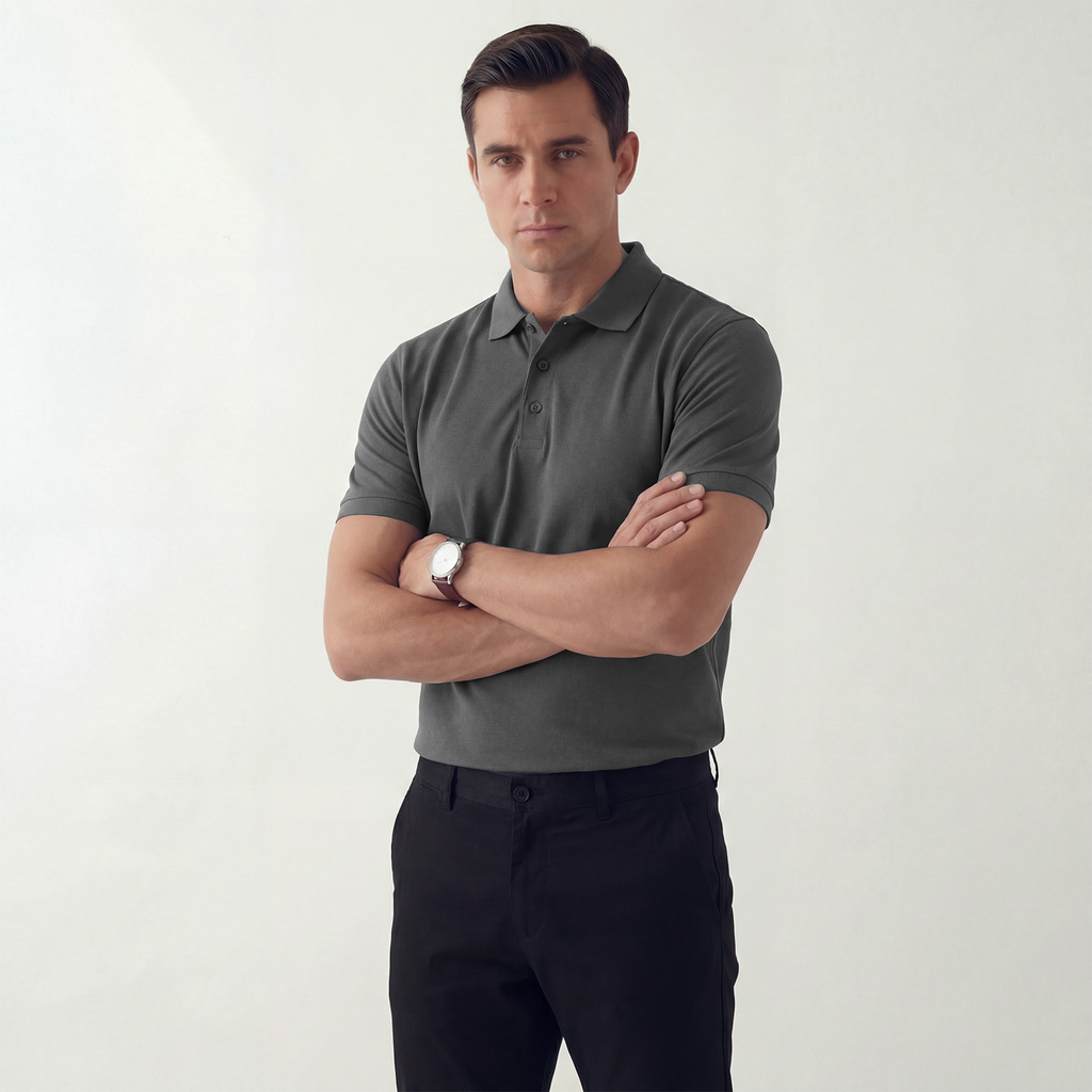 Exclusive Interlock Supima Polos for Elite Men