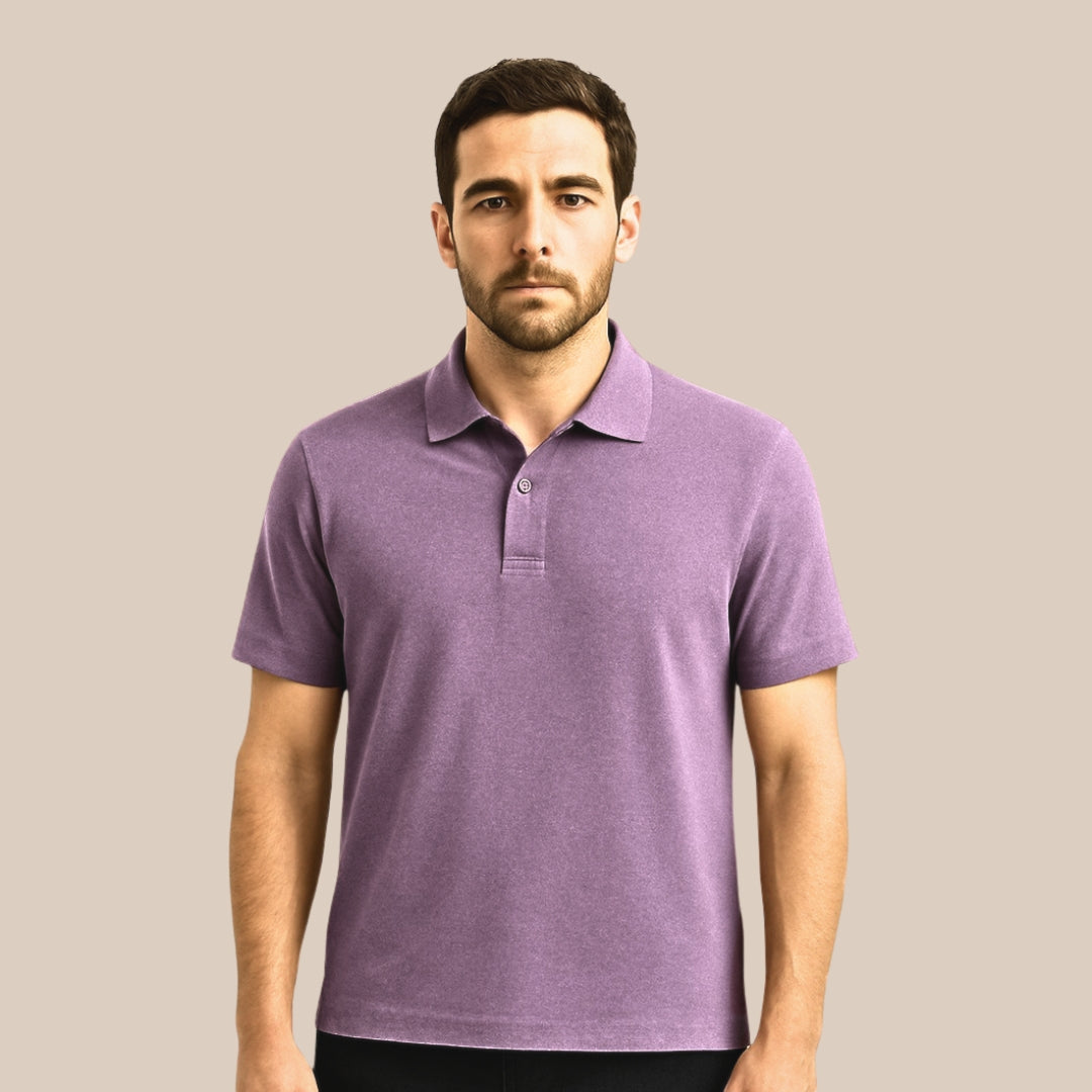 Exclusive Interlock Supima Polos for Elite Men