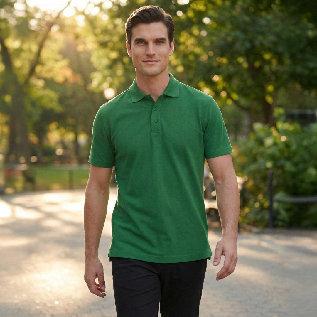 Premium Supima Lycra Polo T-Shirt