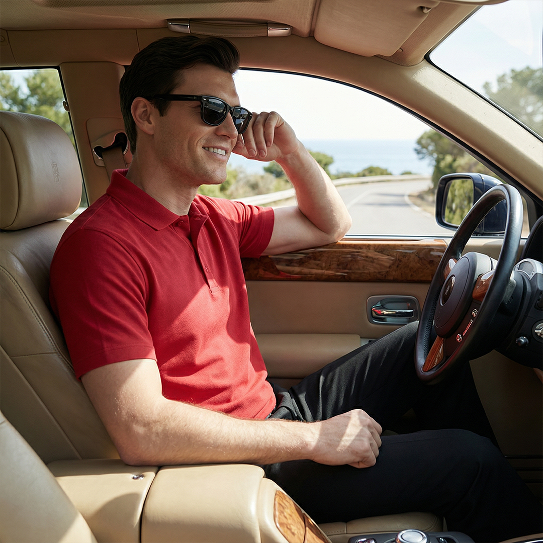 Premium Supima Lycra Polo T-Shirt