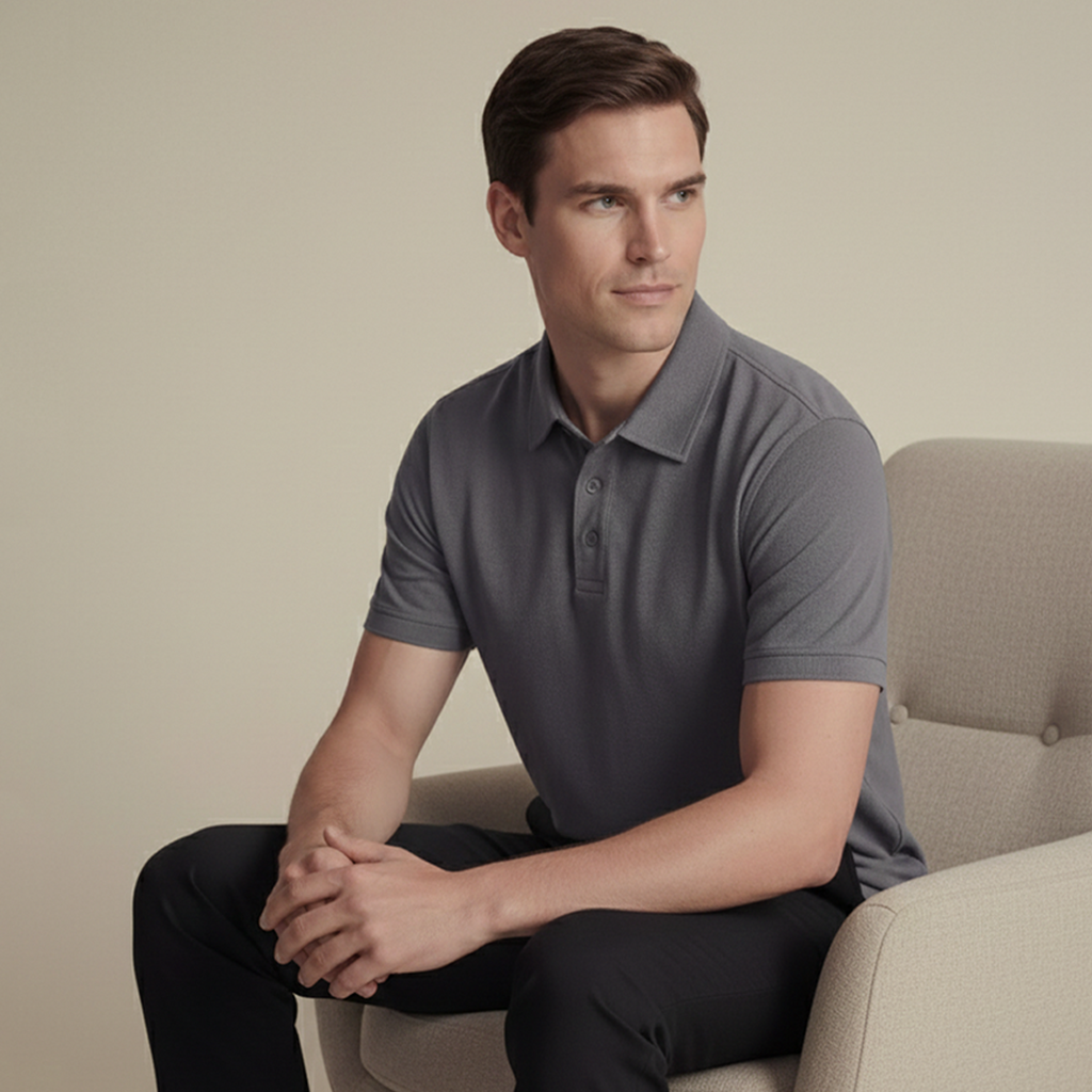 Premium Supima Lycra Polo T-Shirt