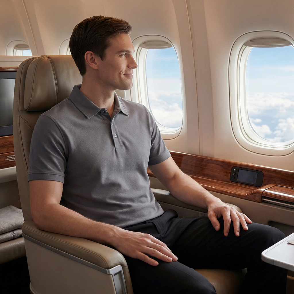 Premium Supima Lycra Polo T-Shirt