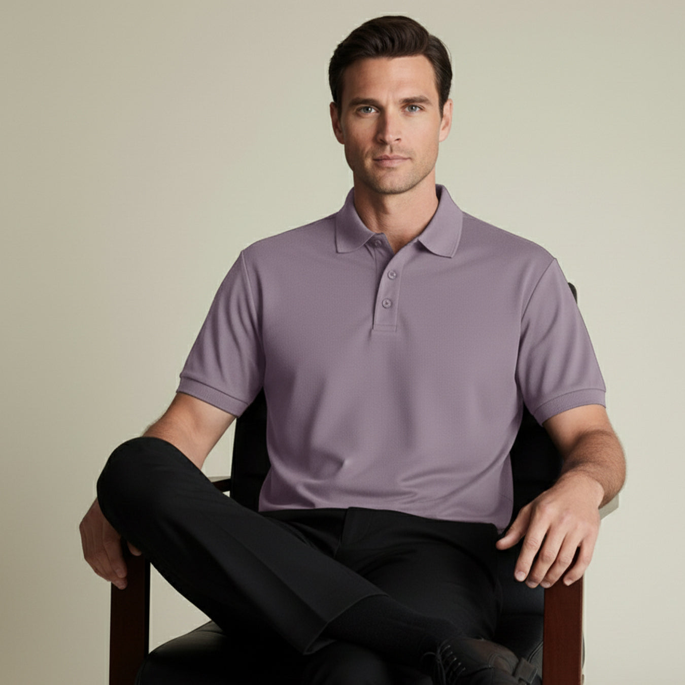 Exclusive Interlock Supima Polos for Elite Men