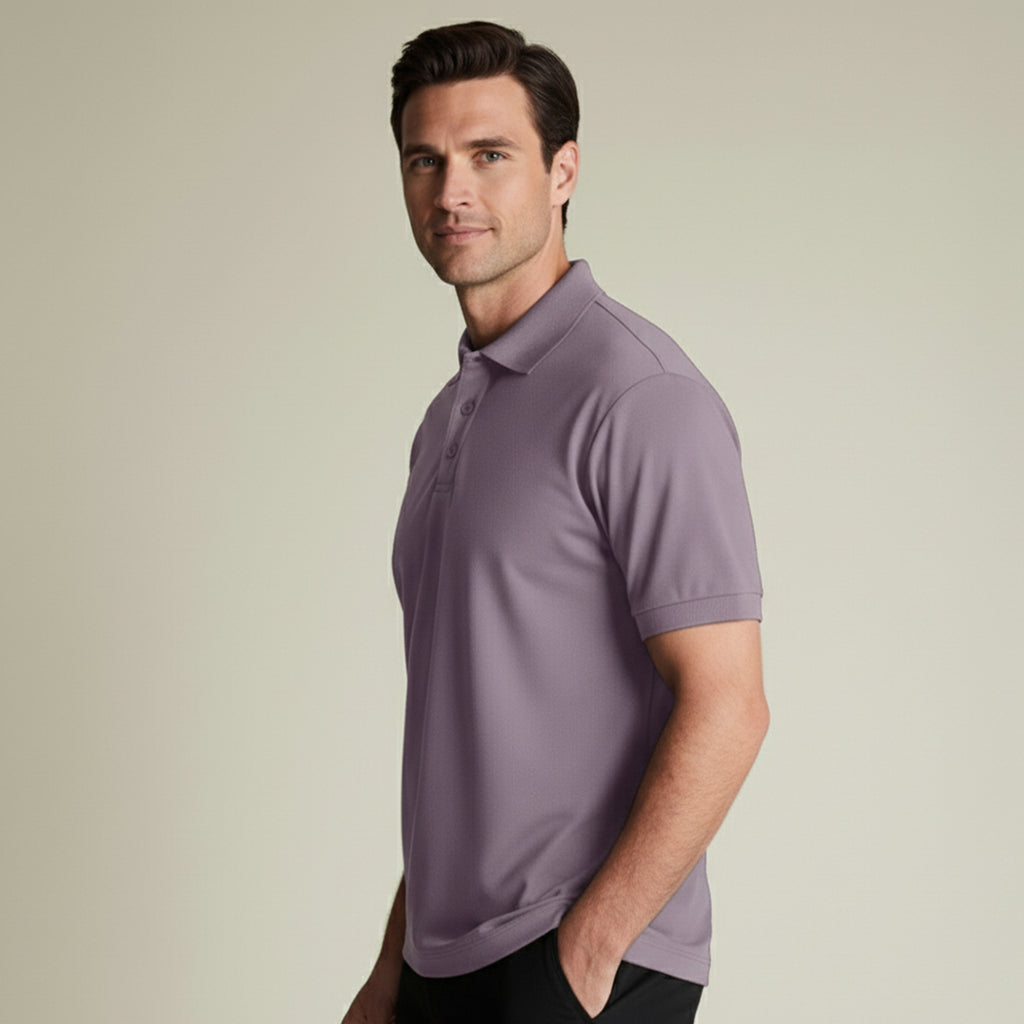 Exclusive Interlock Supima Polos for Elite Men