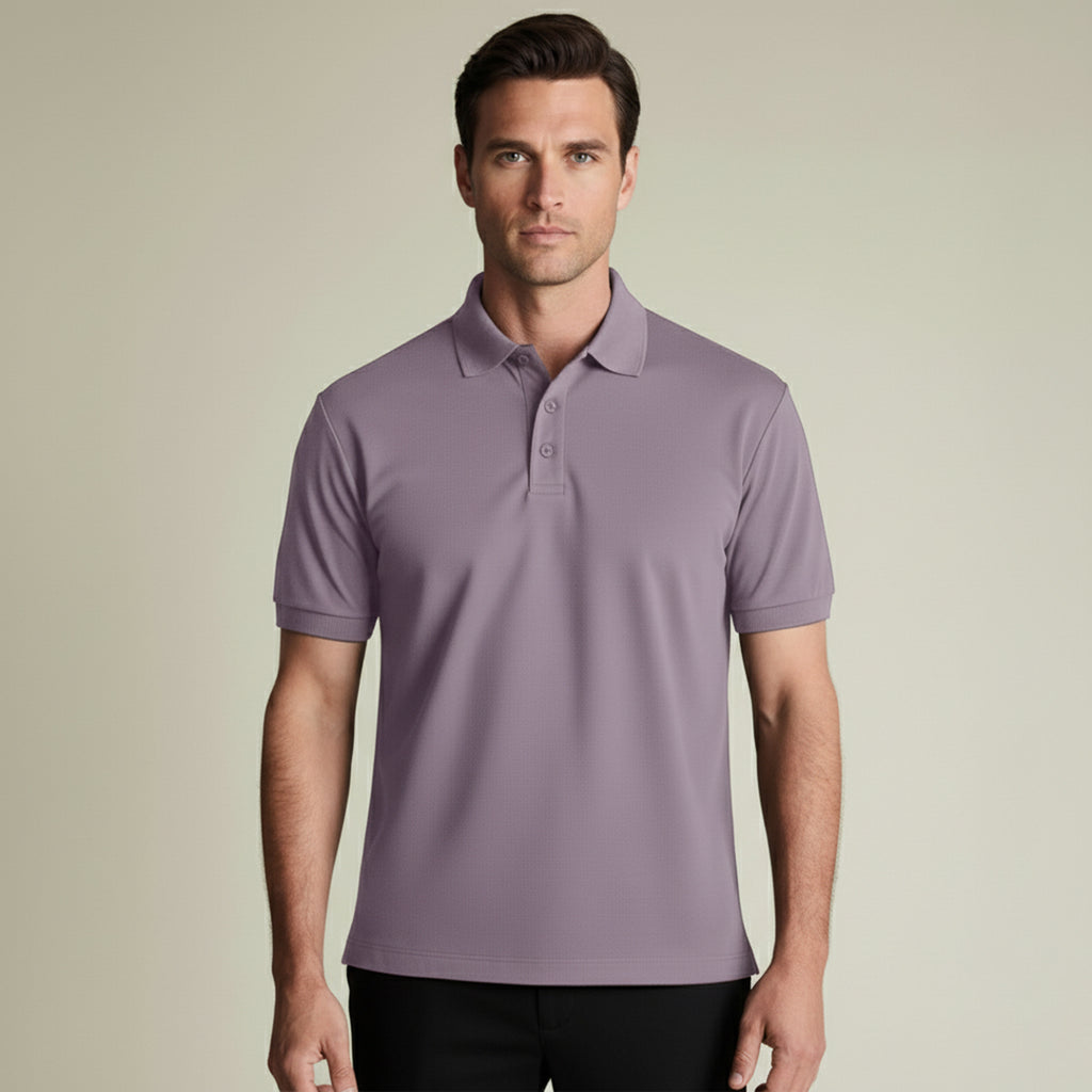 Exclusive Interlock Supima Polos for Elite Men
