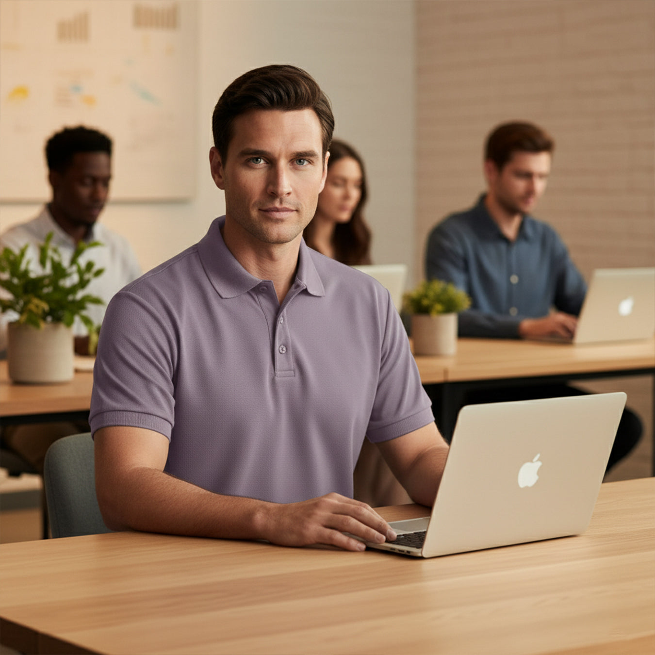 Exclusive Interlock Supima Polos for Elite Men