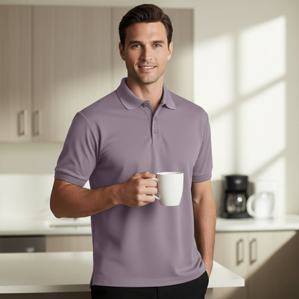 Exclusive Interlock Supima Polos for Elite Men