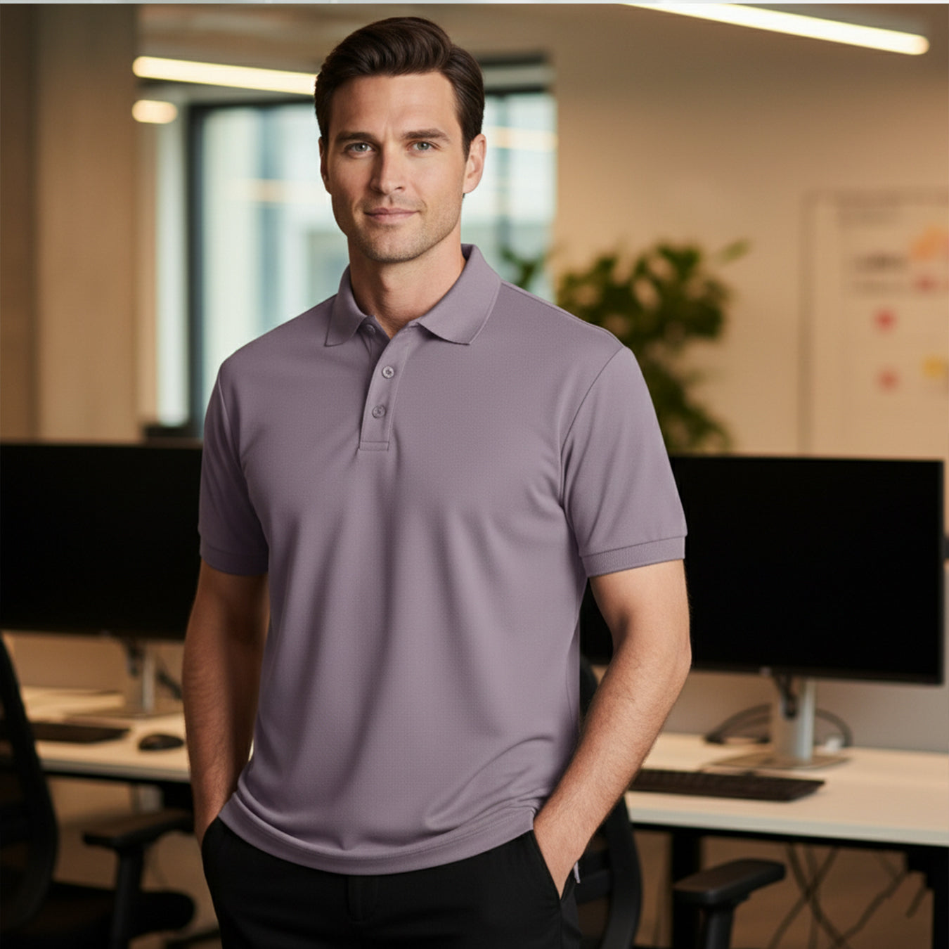 Exclusive Interlock Supima Polos for Elite Men
