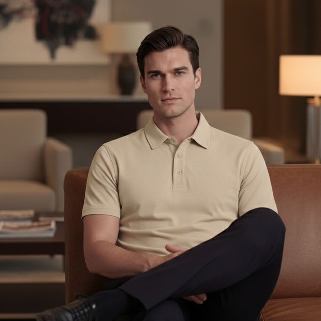 Premium Supima Lycra Polo T-Shirt