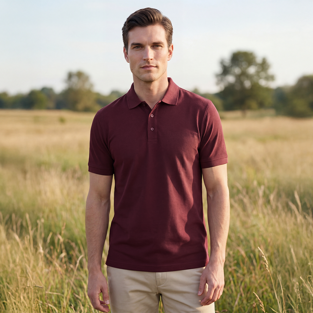 Mercerized Premium Supima Polo T-Shirt