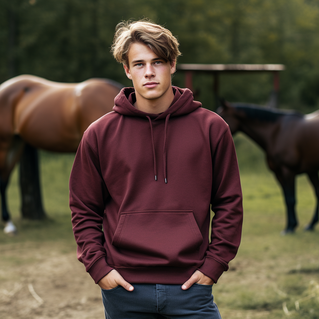 Organic  Hoodie #color_maroon