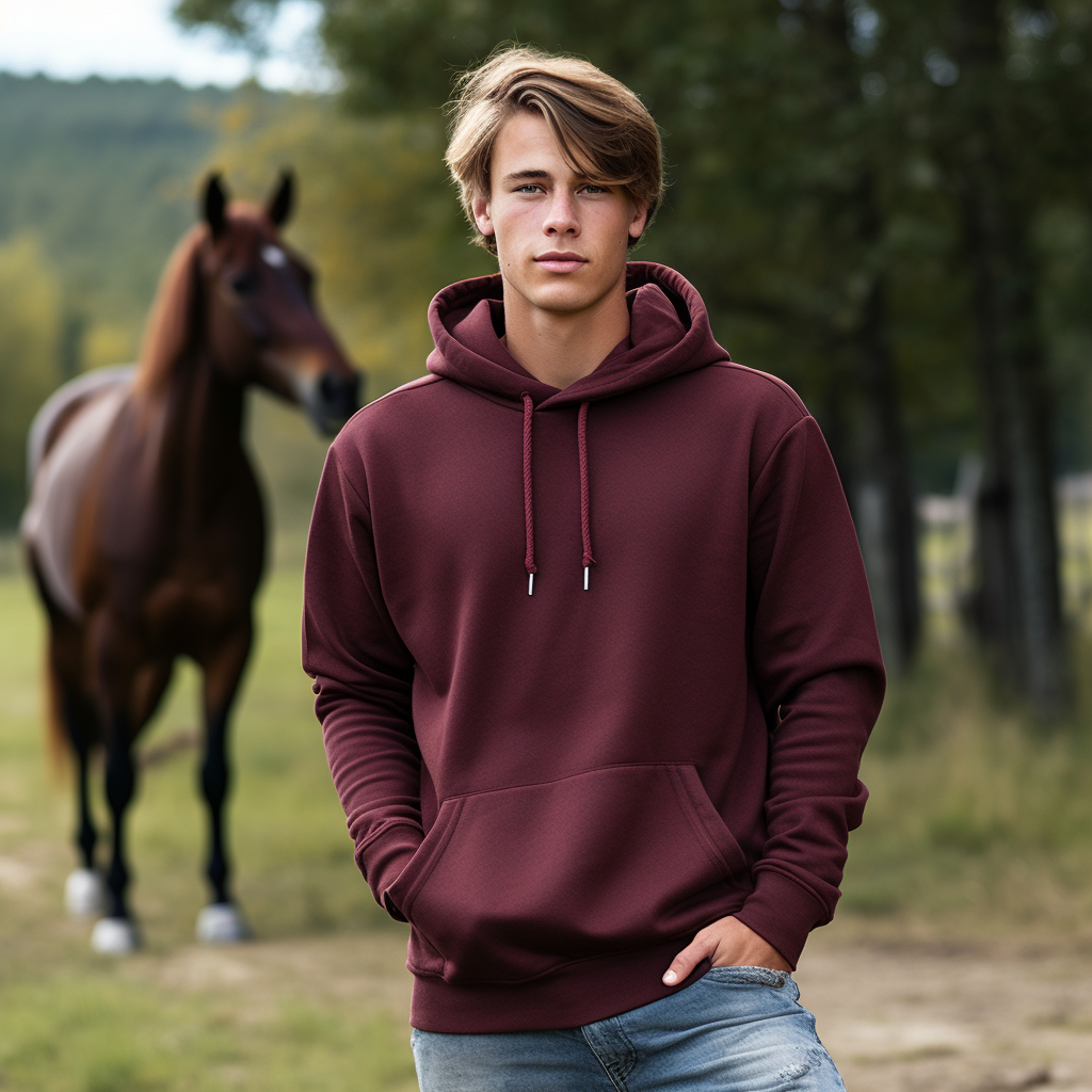 Organic  Hoodie #color_maroon