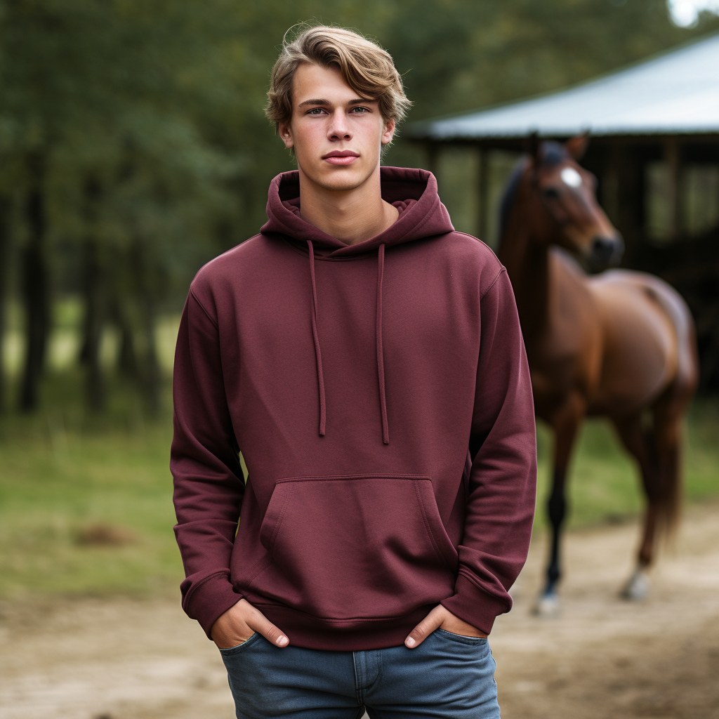 Organic  Hoodie #color_maroon