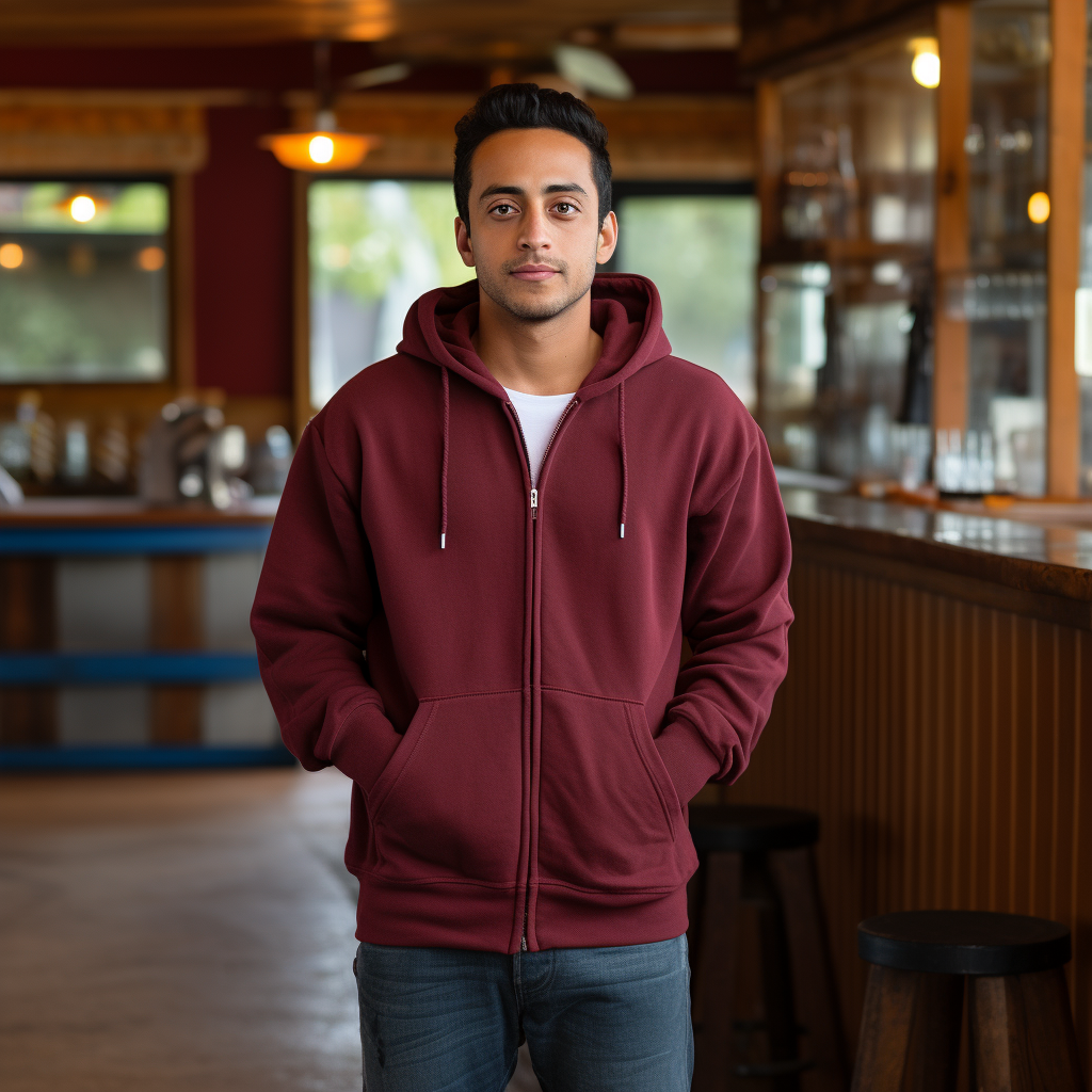 Organic Hoodie #color_maroon