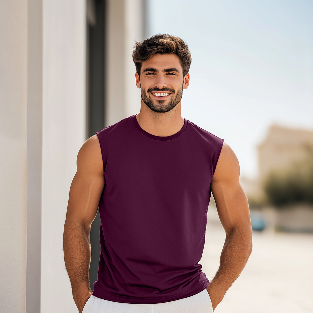 Soft Bamboo Sleeveless Crew