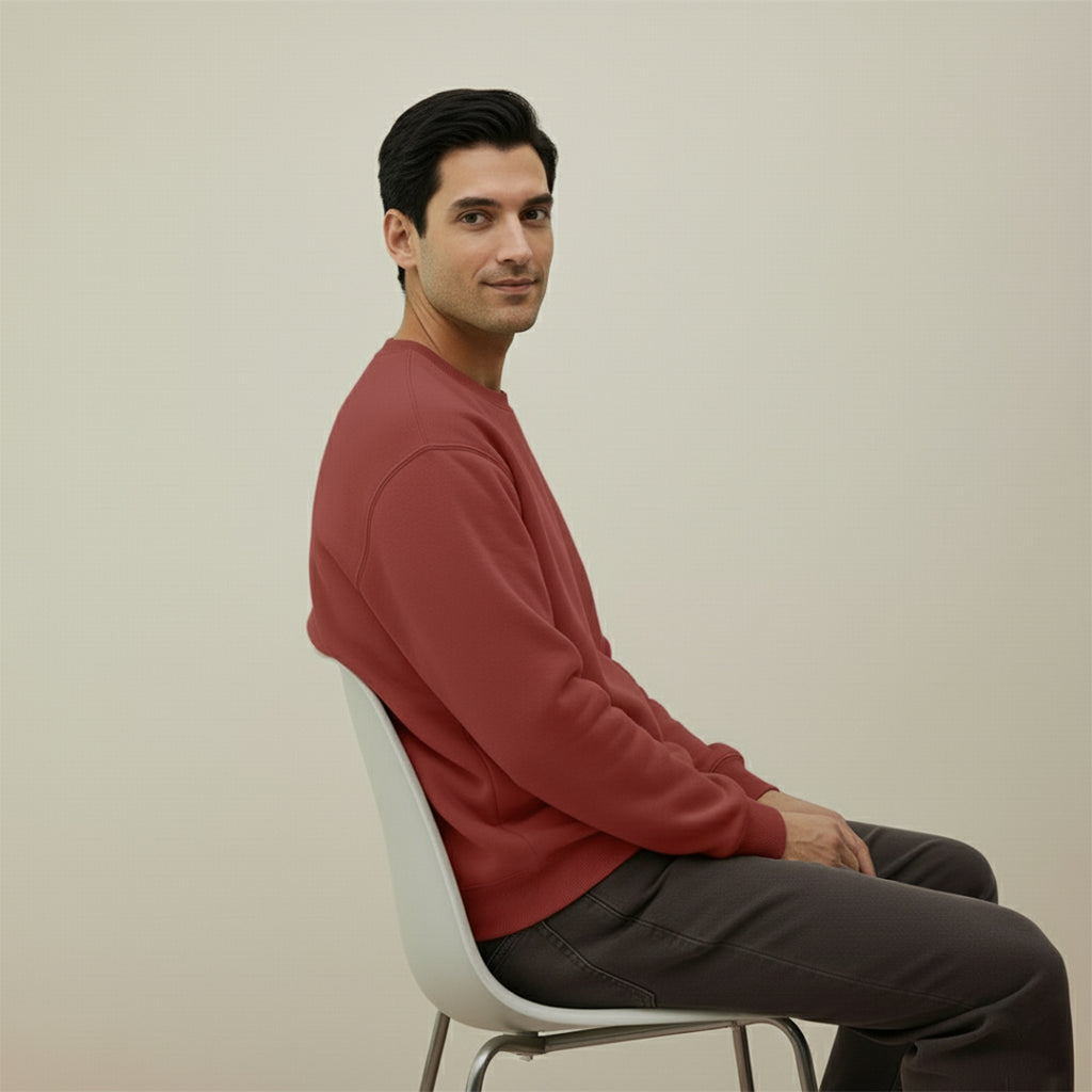 Premium Supima Sweatshirt for Elite Men: India’s Ultimate Winter Shield