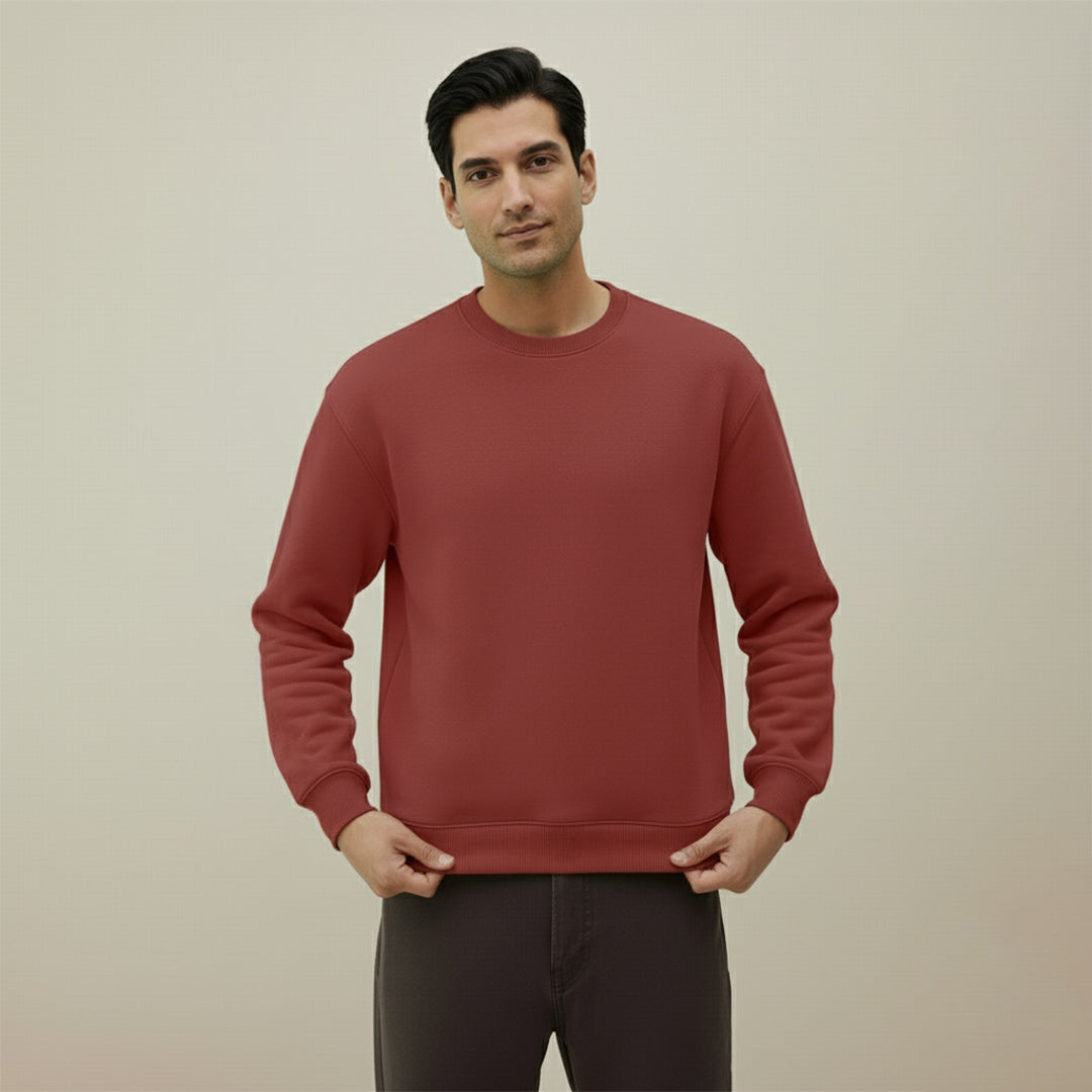 Premium Supima Sweatshirt for Elite Men: India’s Ultimate Winter Shield