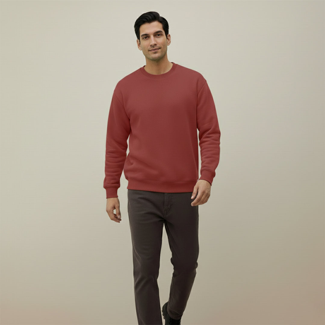 Premium Supima Sweatshirt for Elite Men: India’s Ultimate Winter Shield