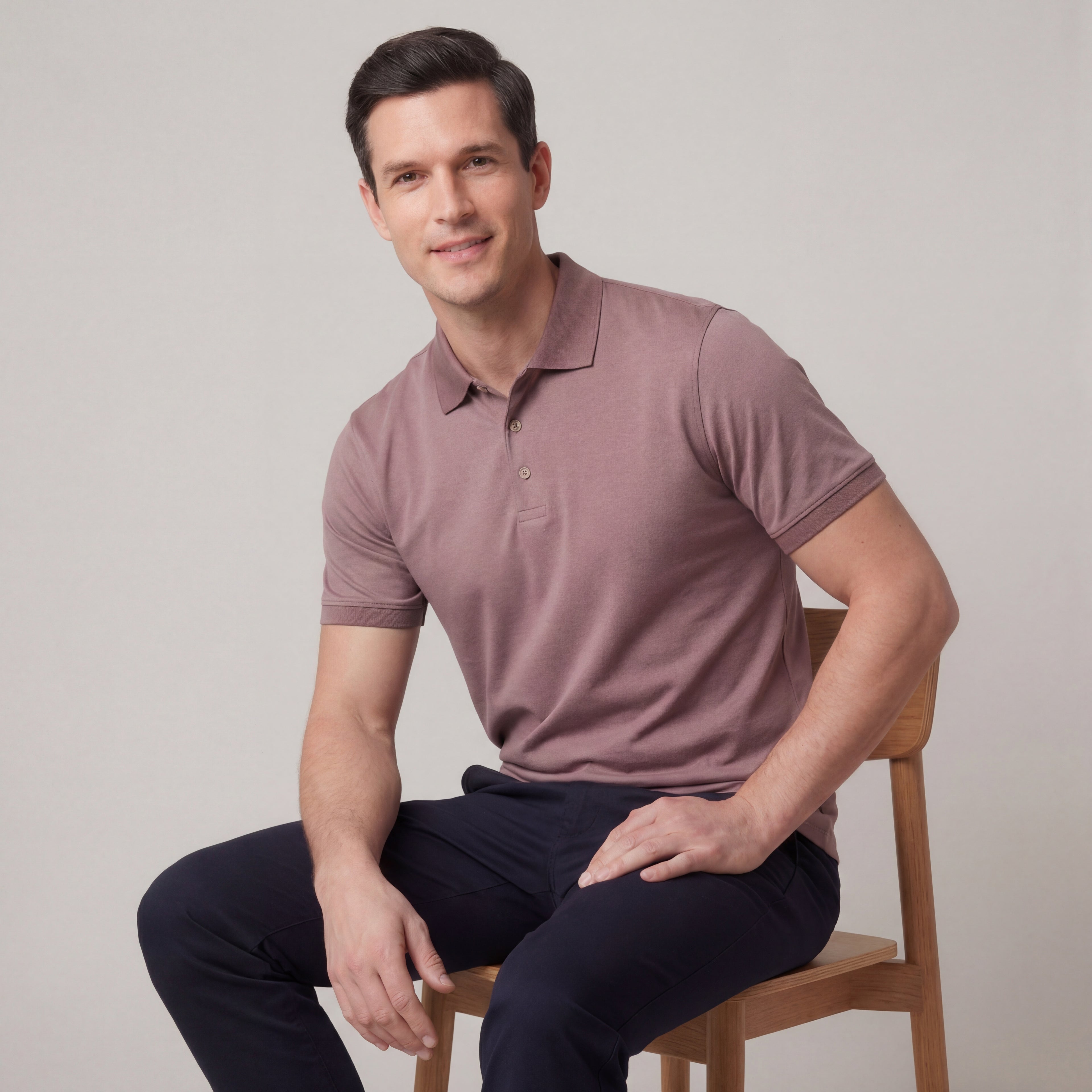 Exclusive Interlock Supima Polos for Elite Men