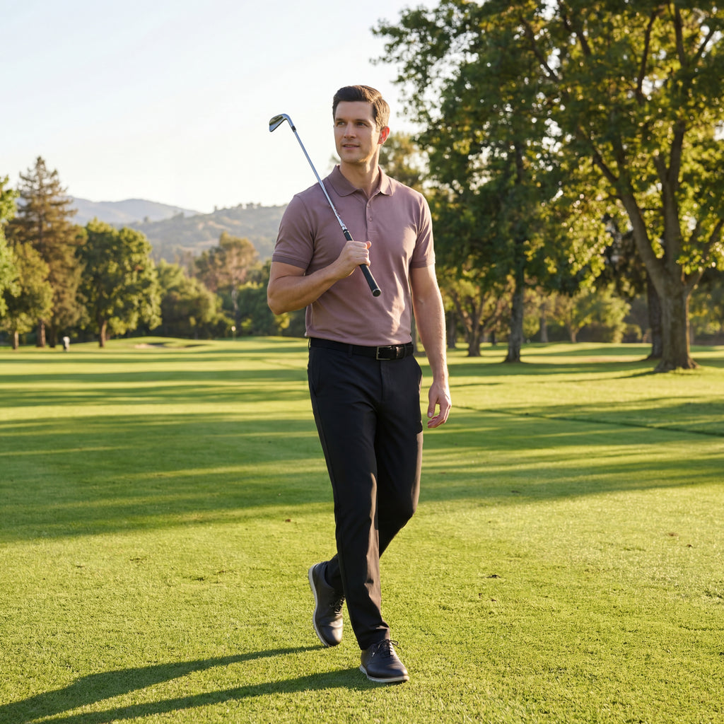 Exclusive Interlock Supima Polos for Elite Men