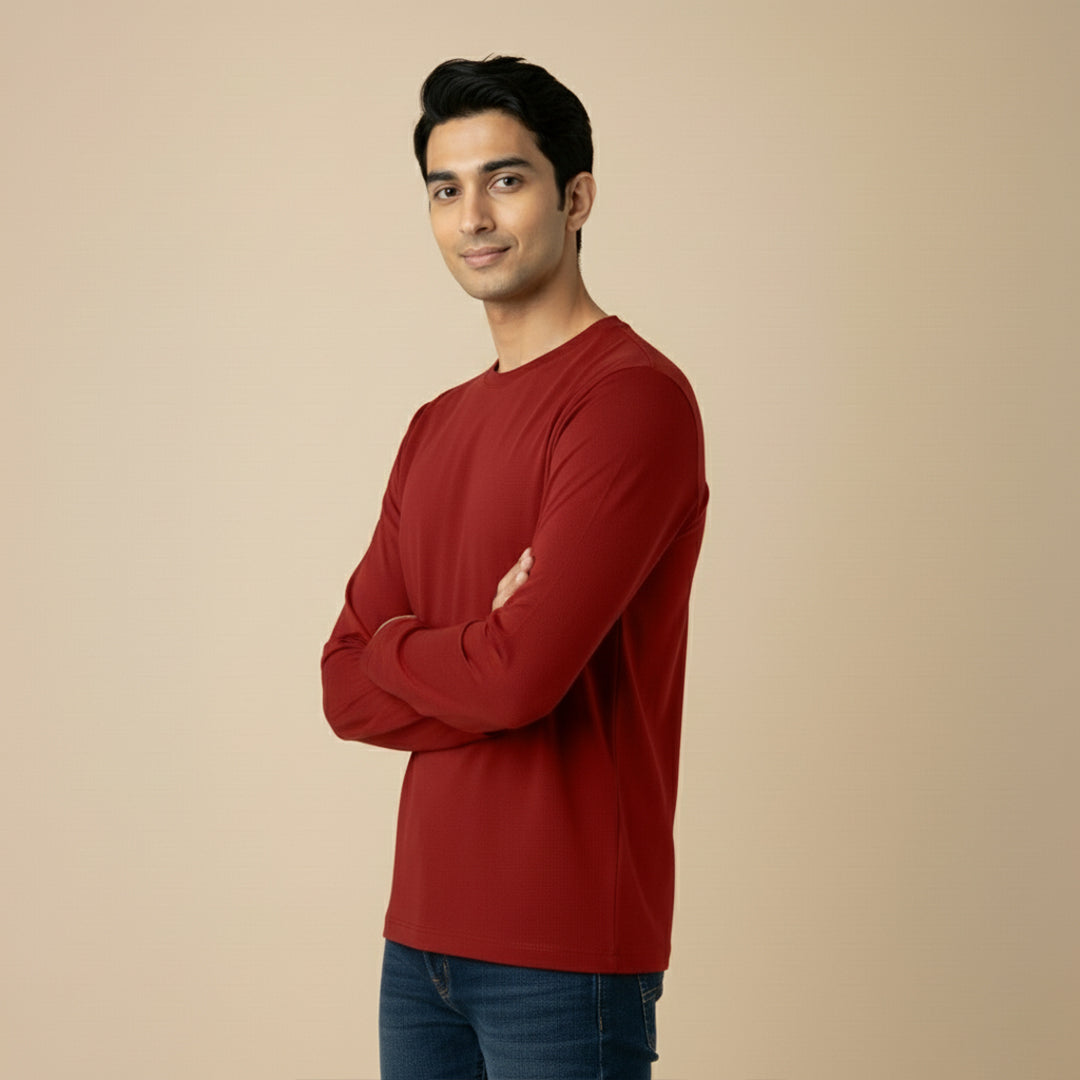 Mercerized Organic Cotton Crew Neck (Full Sleeve)