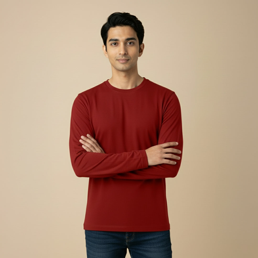 Mercerized Organic Cotton Crew Neck (Full Sleeve)