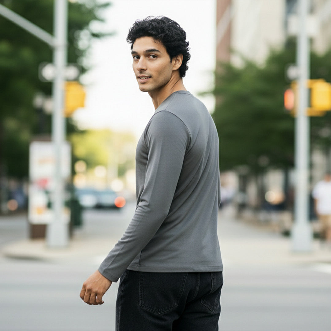 Mercerized Organic Cotton Crew Neck (Full Sleeve)