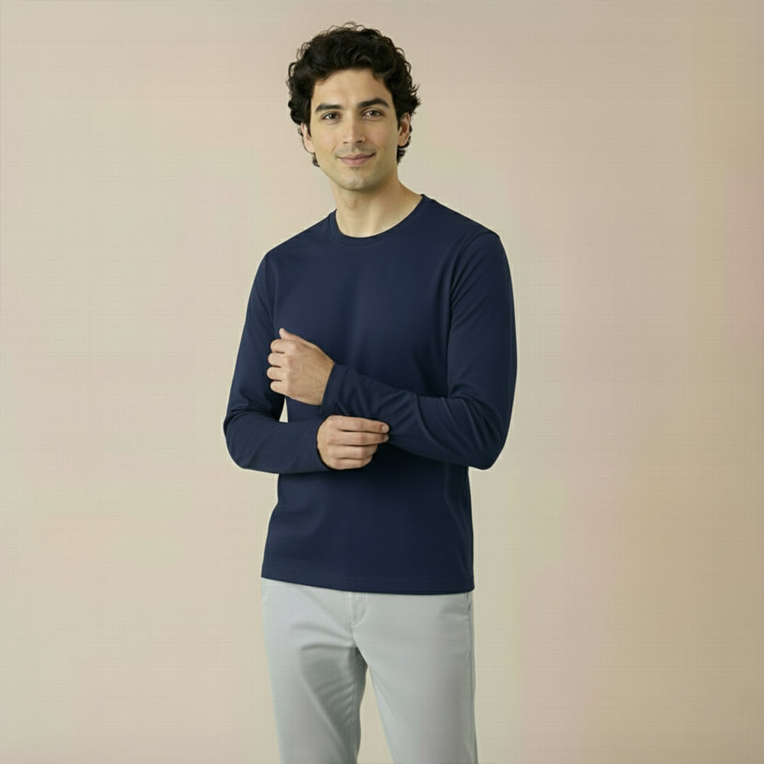 Mercerized Organic Cotton Crew Neck (Full Sleeve)