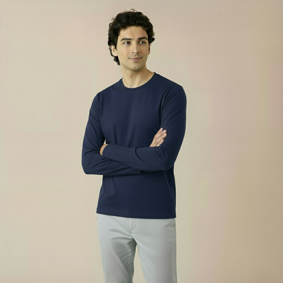 Mercerized Organic Cotton Crew Neck (Full Sleeve)