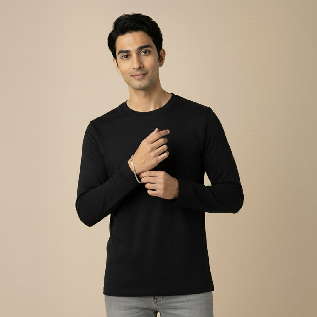 Mercerized Organic Cotton Crew Neck (Full Sleeve)