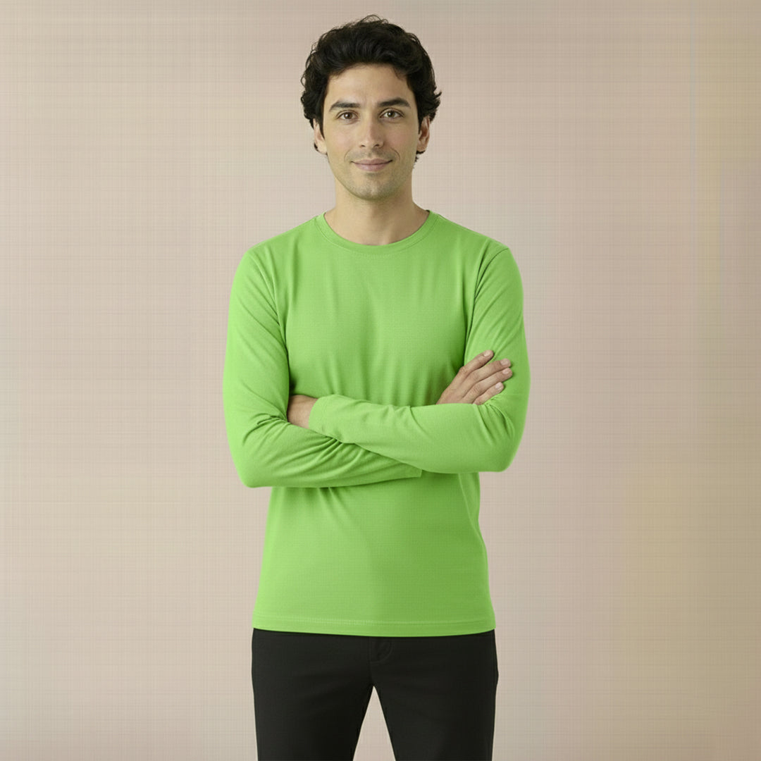 Mercerized Organic Cotton Crew Neck (Full Sleeve)