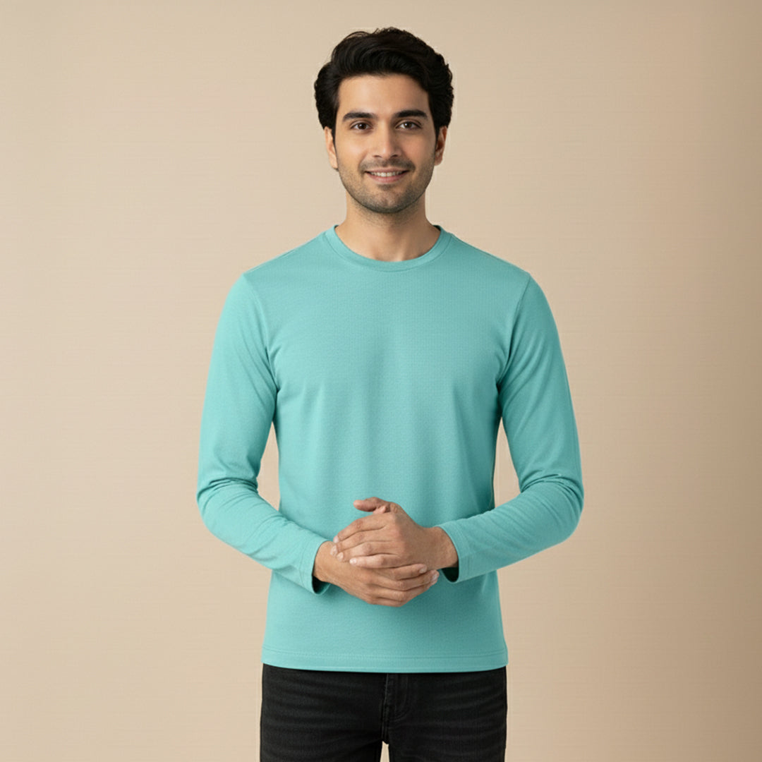Mercerized Organic Cotton Crew Neck (Full Sleeve)