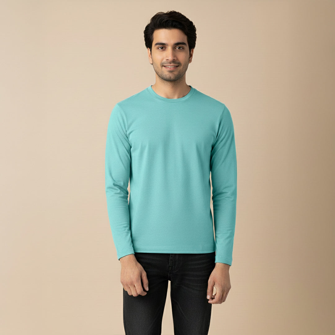 Mercerized Organic Cotton Crew Neck (Full Sleeve)