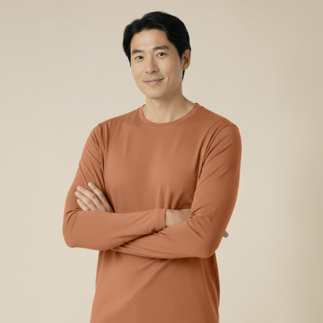 Mercerized Supima Crew Neck T-Shirt (Full Sleeve)