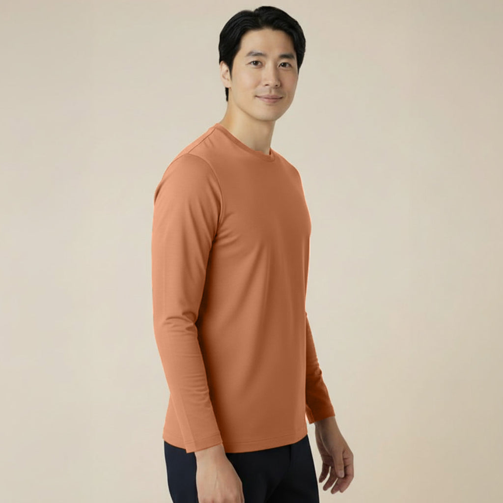 Mercerized Supima Crew Neck T-Shirt (Full Sleeve)