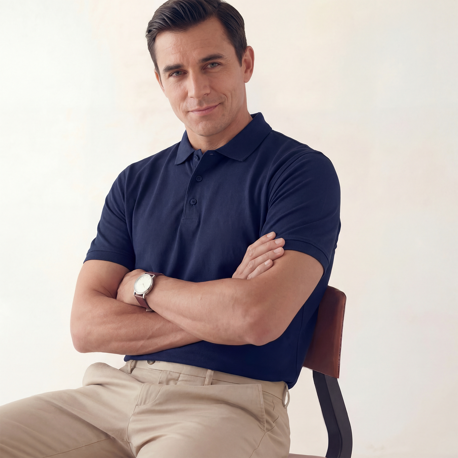 Exclusive Interlock Supima Polos for Elite Men