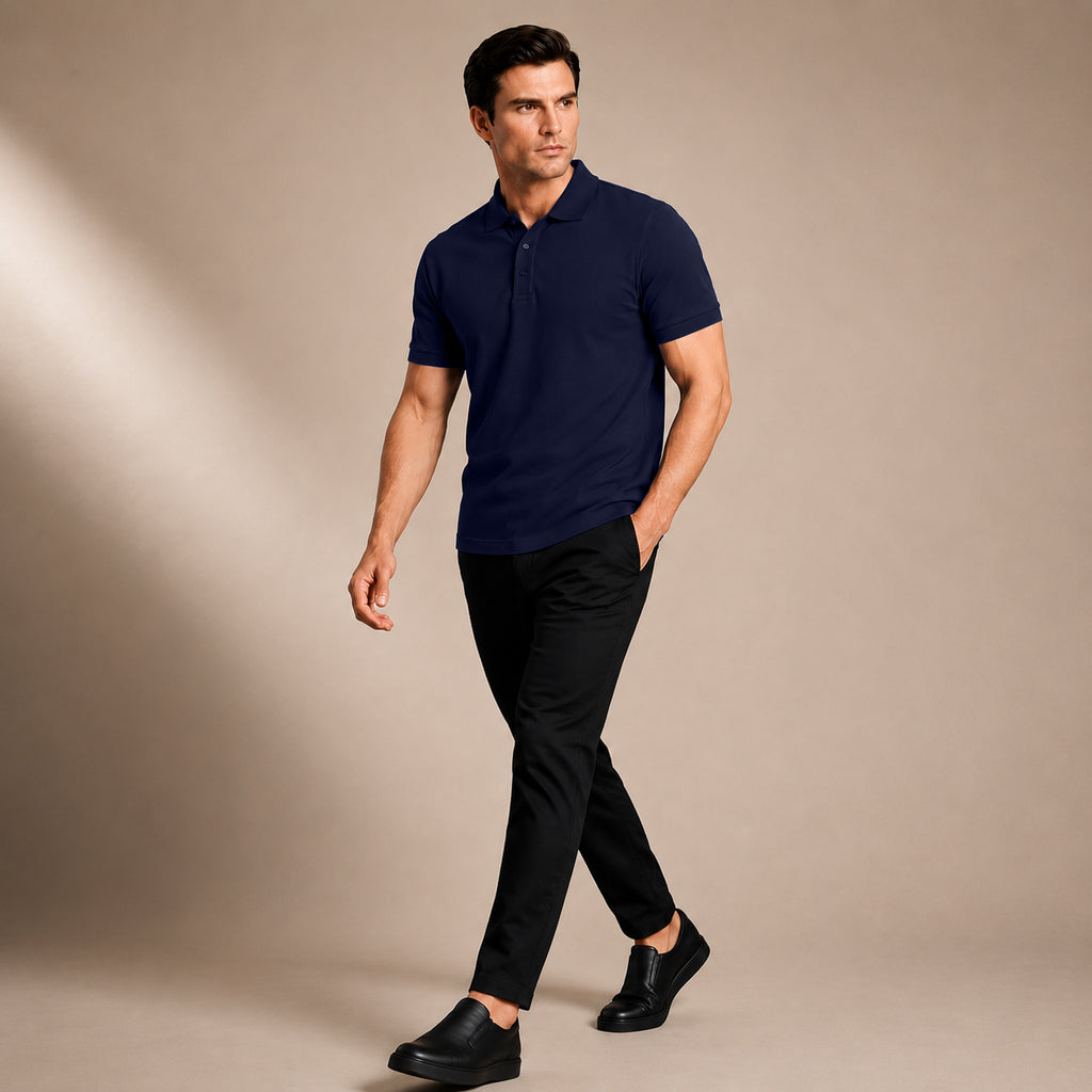 Premium Supima Lycra Polo T-Shirt