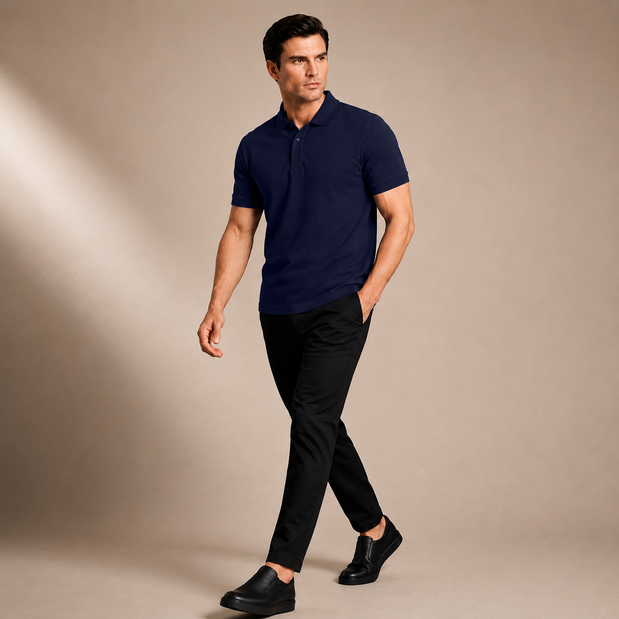 Premium Supima Lycra Polo T-Shirt