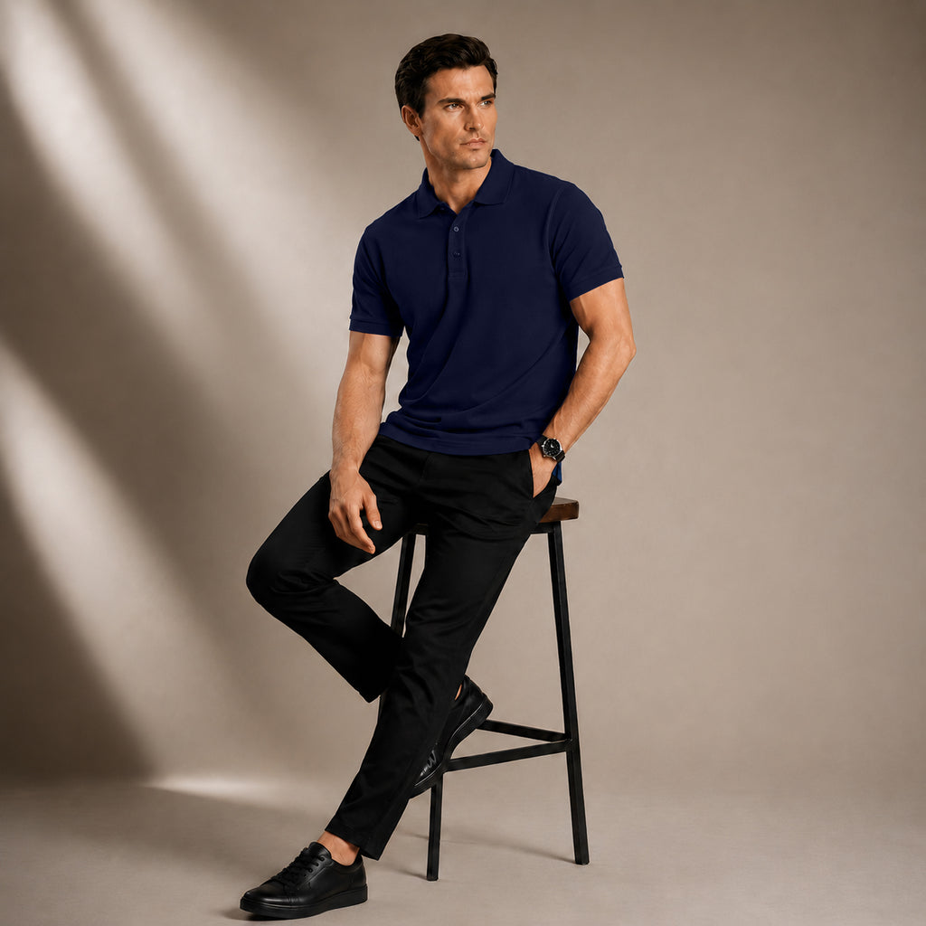 Premium Supima Lycra Polo T-Shirt