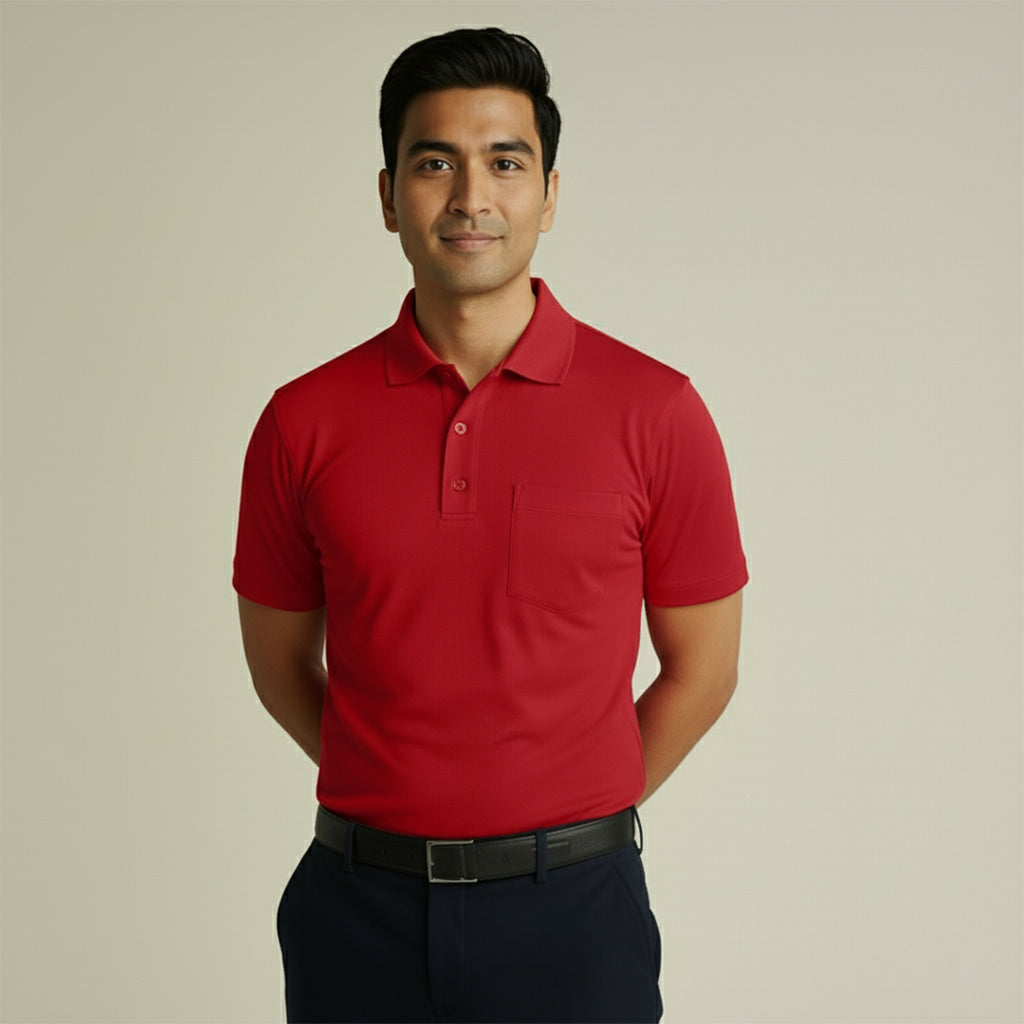 Premium Men's Supima Pocket Polo T-Shirt