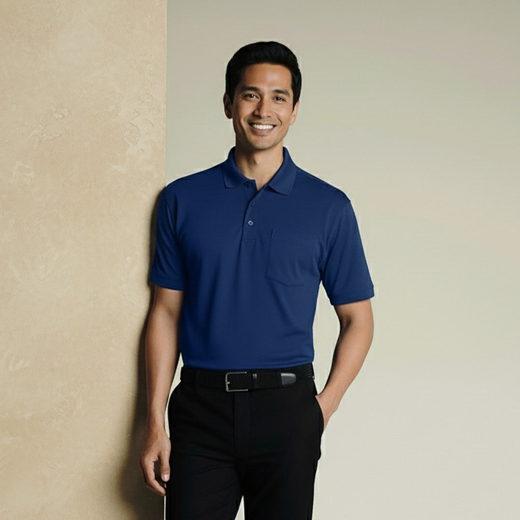 Premium Men's Supima Pocket Polo T-Shirt