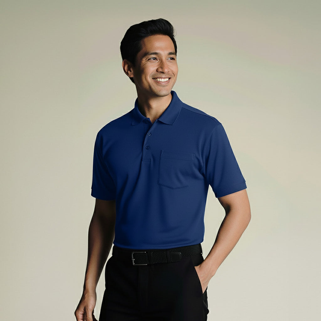 Premium Men's Supima Pocket Polo T-Shirt