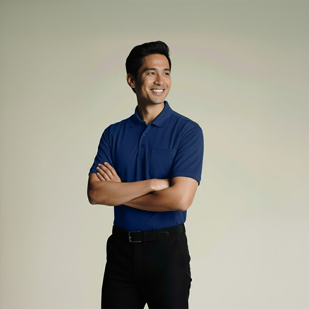 Premium Men's Supima Pocket Polo T-Shirt