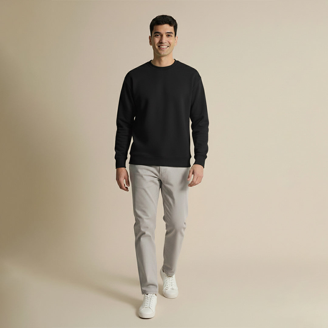 Premium Supima Sweatshirt for Elite Men: India’s Ultimate Winter Shield