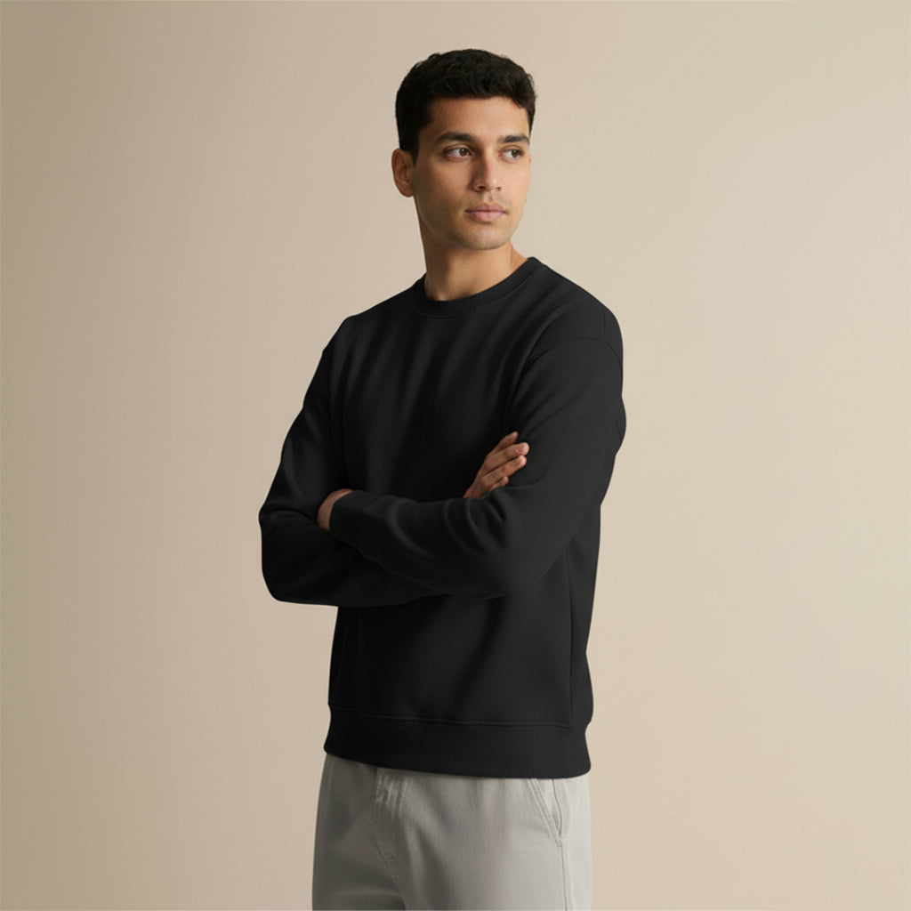Premium Supima Sweatshirt for Elite Men: India’s Ultimate Winter Shield