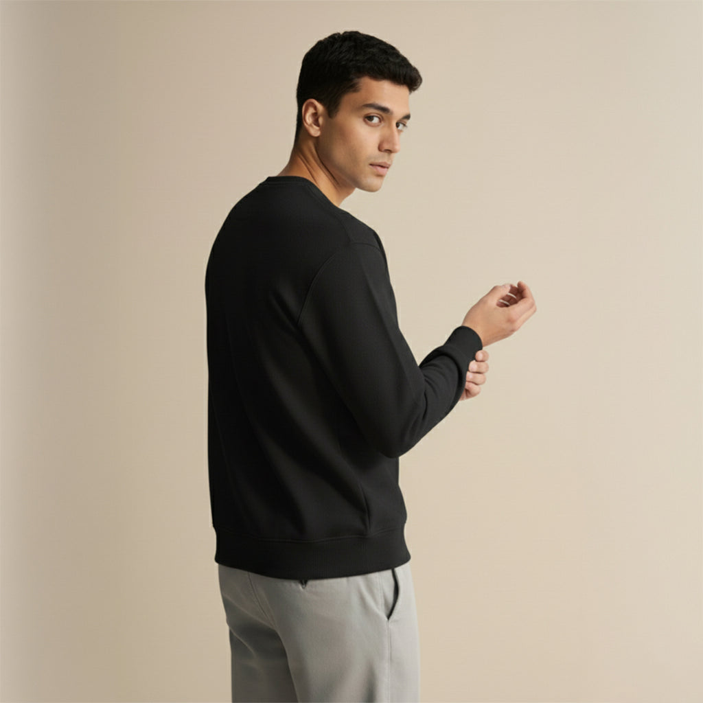 Premium Supima Sweatshirt for Elite Men: India’s Ultimate Winter Shield