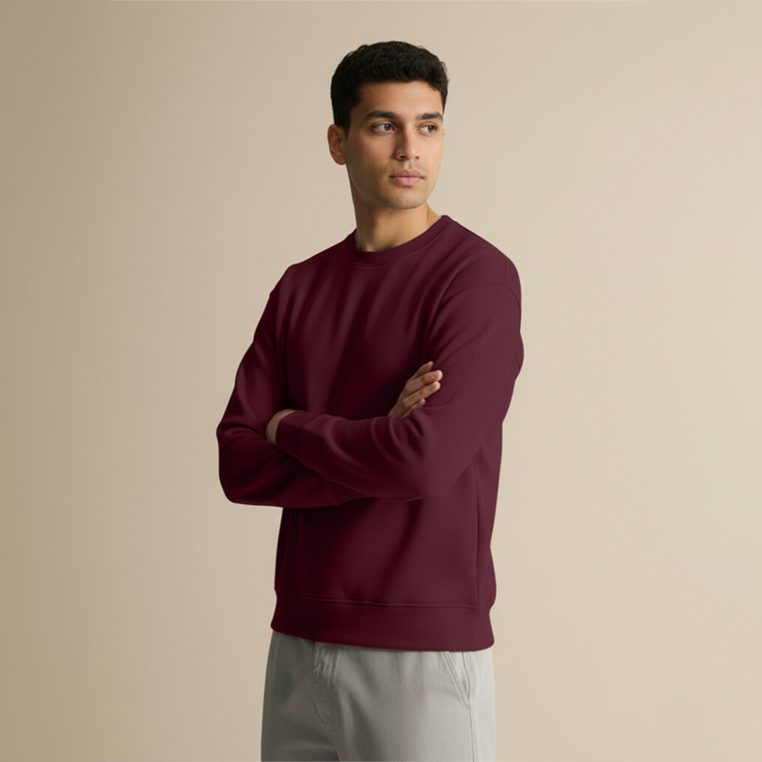 Premium Supima Sweatshirt for Elite Men: India’s Ultimate Winter Shield