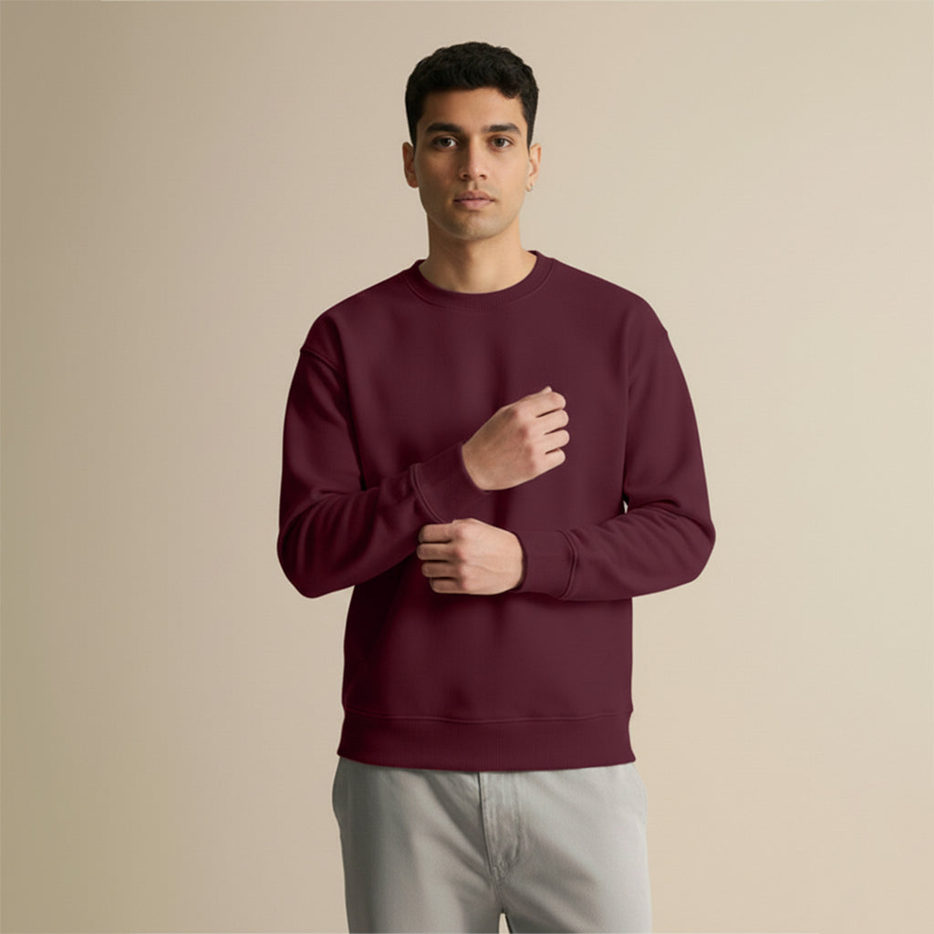 Premium Supima Sweatshirt for Elite Men: India’s Ultimate Winter Shield