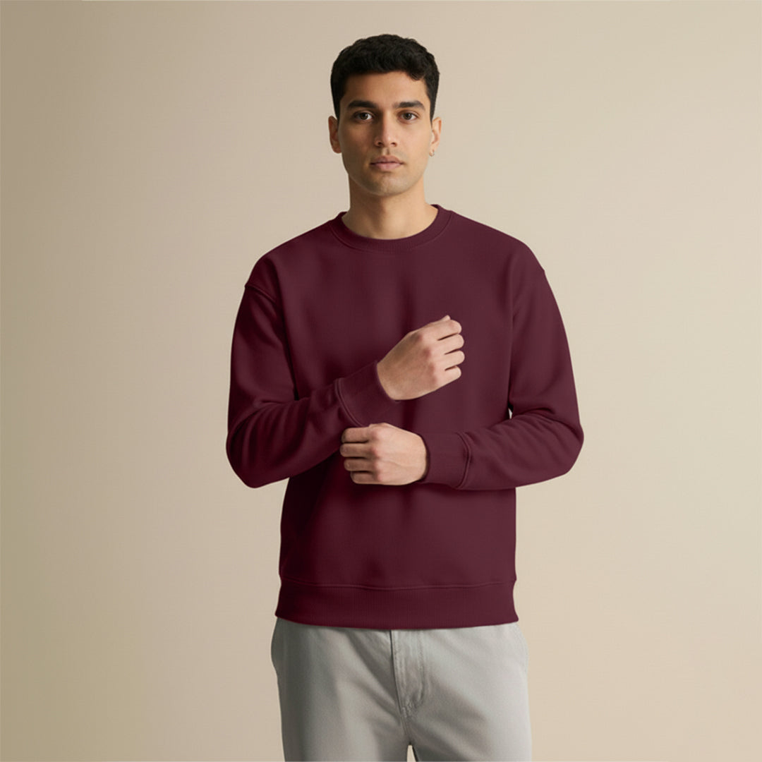 Premium Supima Sweatshirt for Elite Men: India’s Ultimate Winter Shield