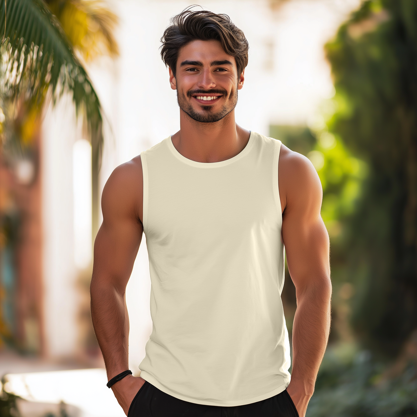 Soft Bamboo Sleeveless Crew